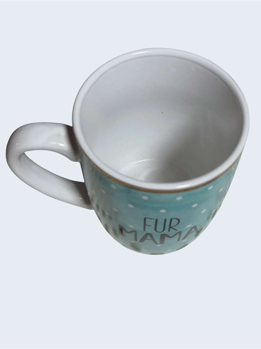 Fur Mama Polka Dot Ceramic 15 oz Mug LIKE NEW! - Picture 4 of 9